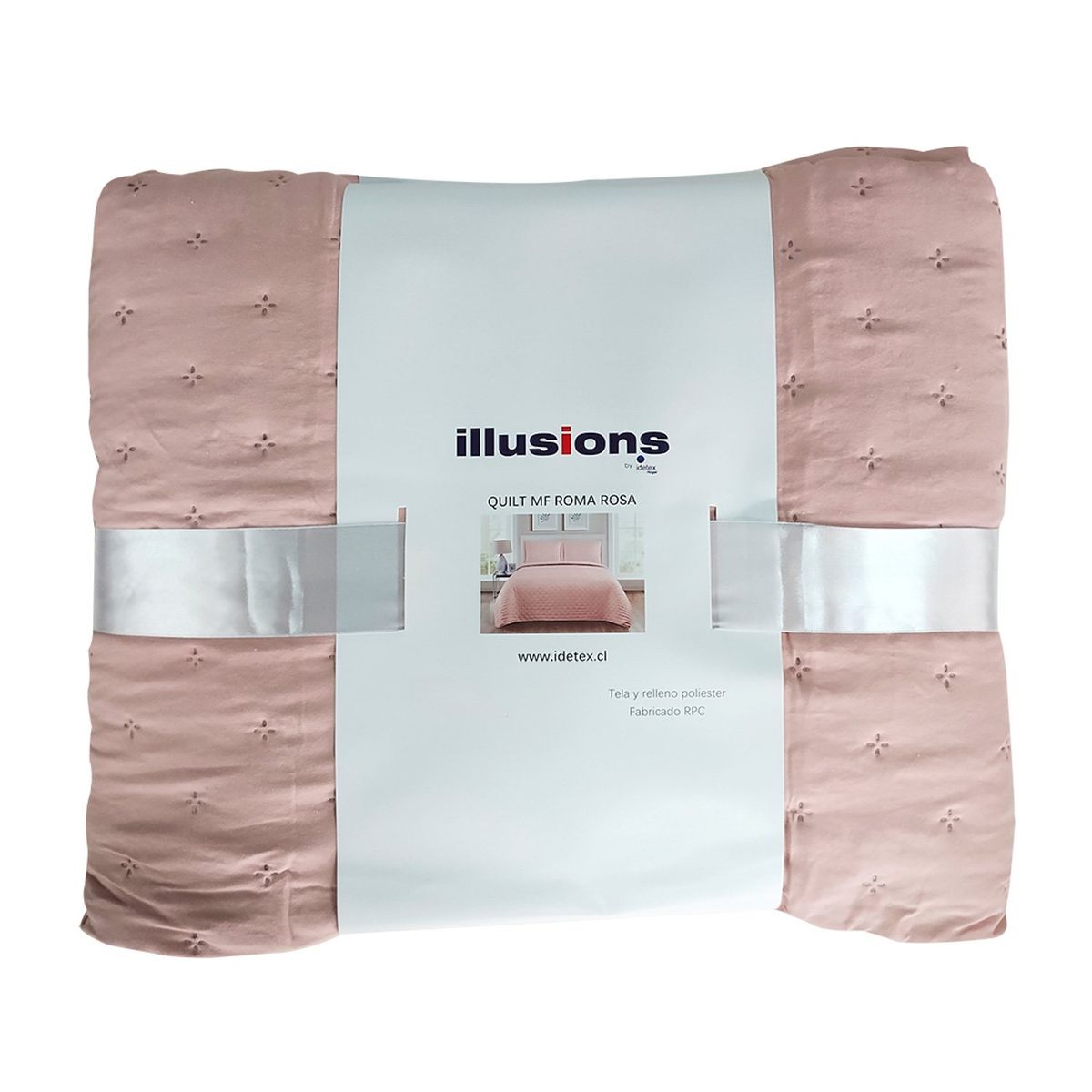 ILLUSIONS - Quilt Mf Roma Rosa 1.5 Plazas Illusions