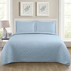 ILLUSIONS - Quilt Mf Roma Celeste 1.5 Plazas