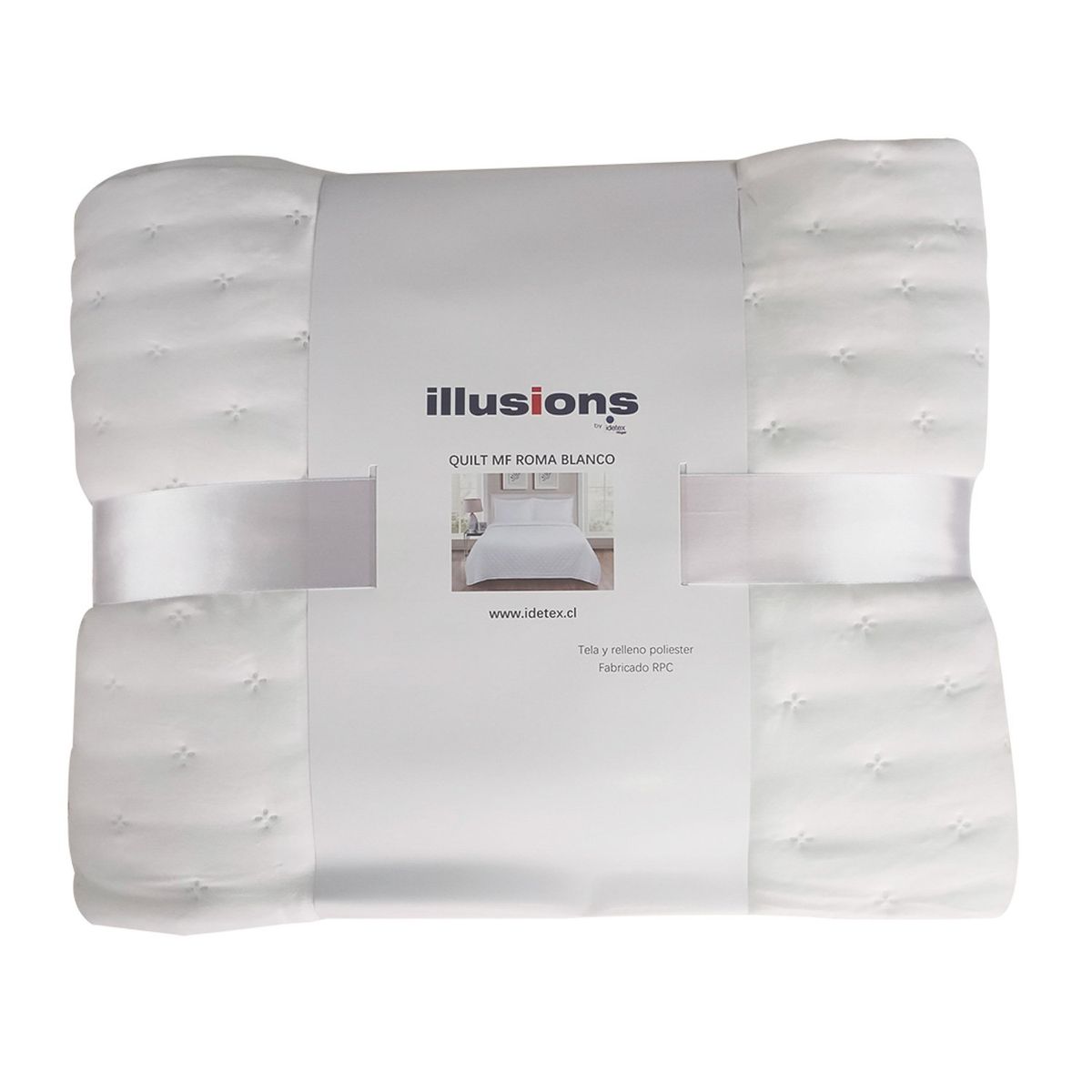 ILLUSIONS - Quilt Mf Roma Blanco 2 Plazas Illusions