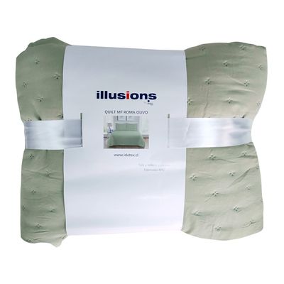Imagen 2 del producto Quilt Mf Roma Olivo 2 Plazas