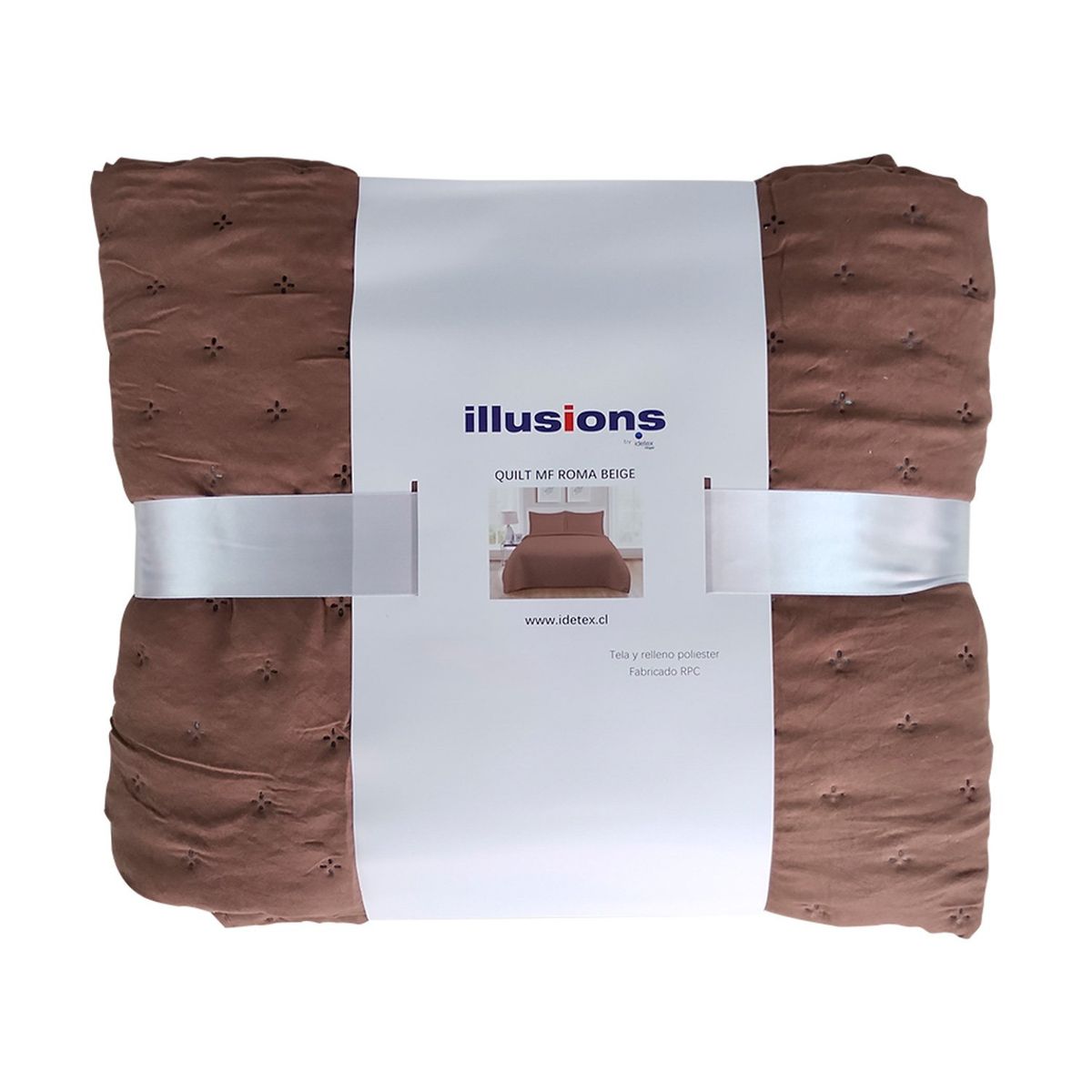 ILLUSIONS - Quilt Mf Roma Café 2 Plazas Illusions