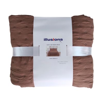 Imagen 2 del producto Quilt Mf Roma Café 2 Plazas