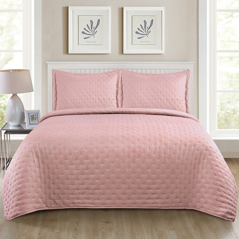Cubrecama Quilt Roma Con Fundas De Almohada