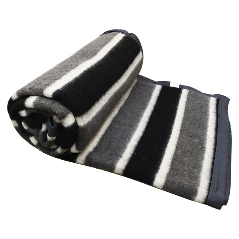 Frazada Jacquard Gris