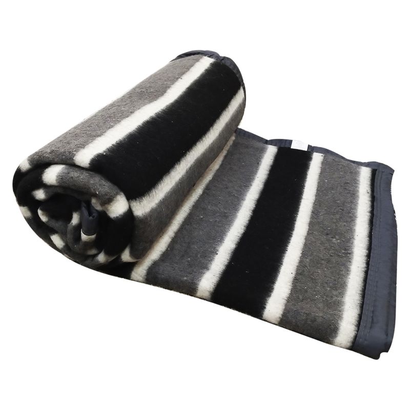 ILLUSIONS - Frazada Jacquard Gris 1.5 Plazas Illusions