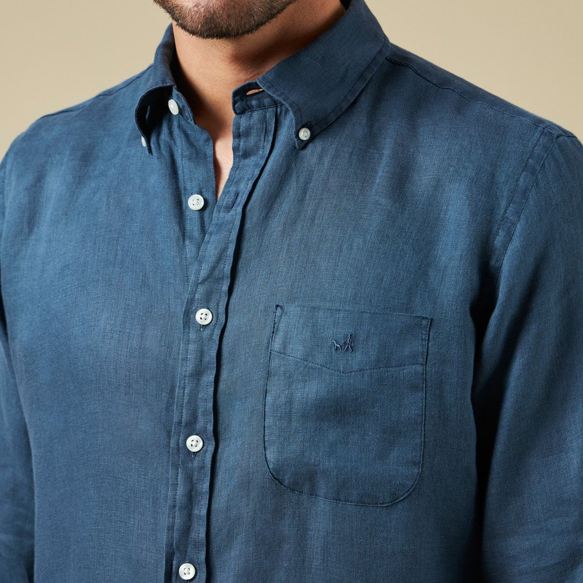 SAVILLE ROW - Camisa Casual Manga Larga Algodón Hombre Saville Row