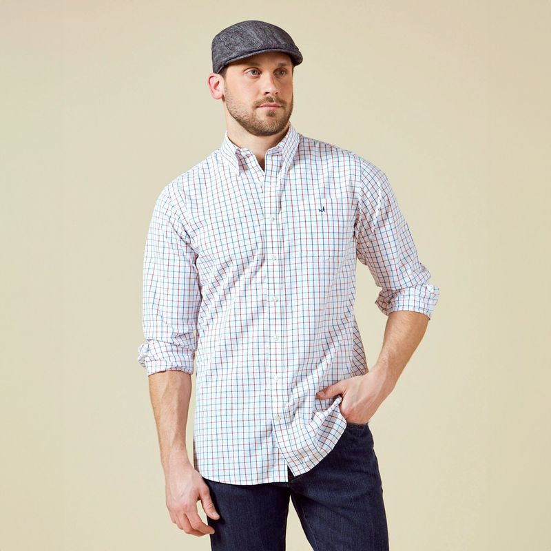 SAVILLE ROW - Camisa Casual Manga Larga Algodón Hombre Saville Row