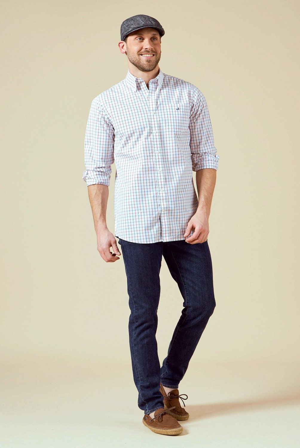 SAVILLE ROW - Camisa Casual Manga Larga Algodón Hombre Saville Row