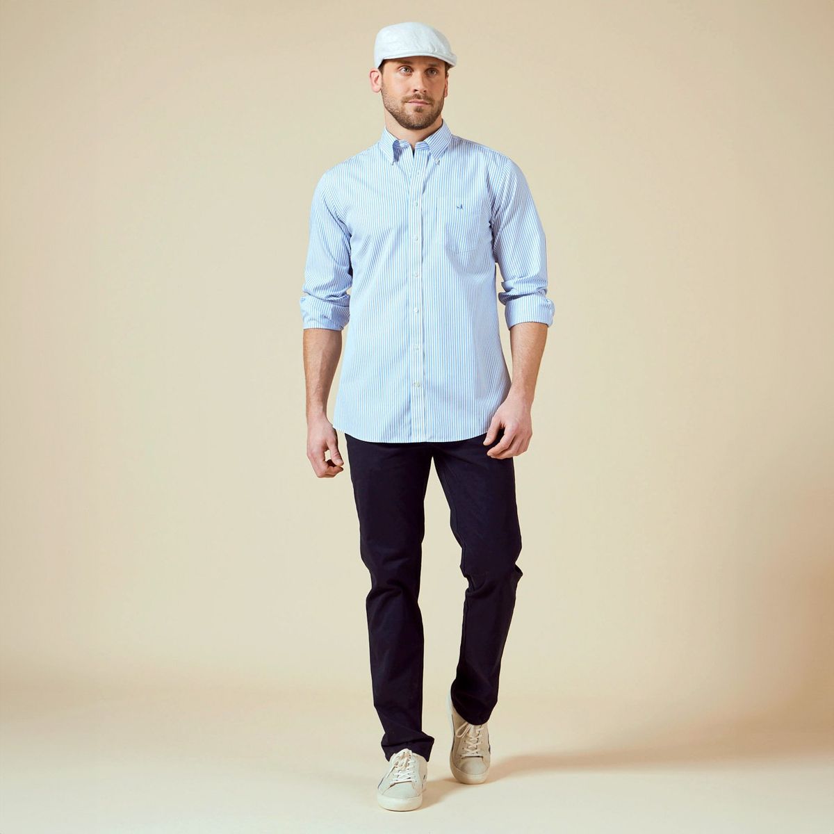 SAVILLE ROW - Camisa Casual Manga Larga Algodón Hombre Saville Row