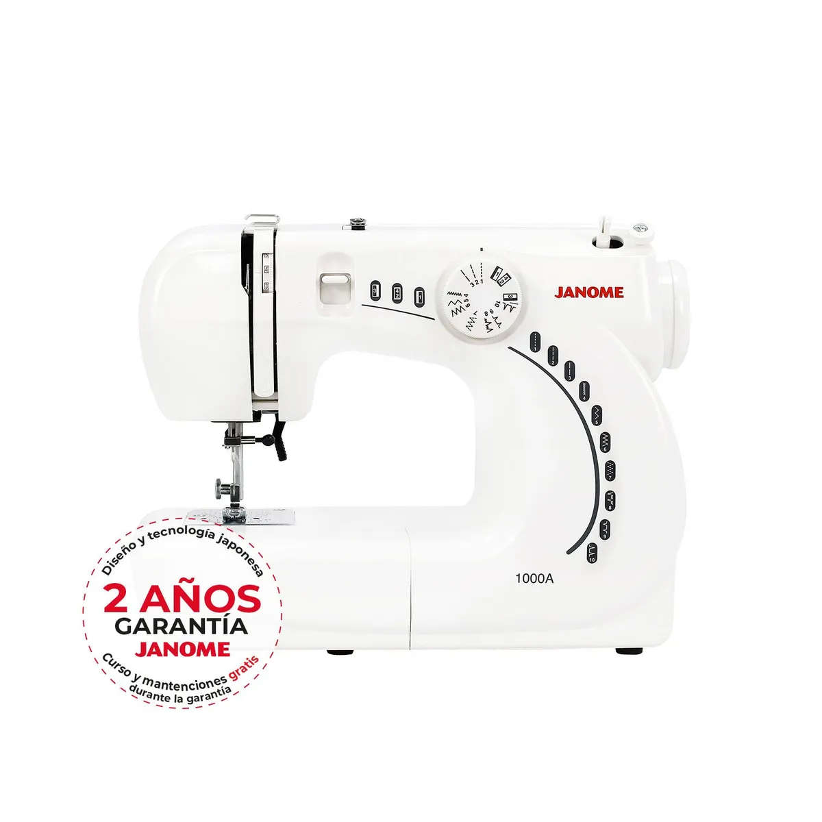 JANOME - Maquina de Coser 1000A 60W Janome