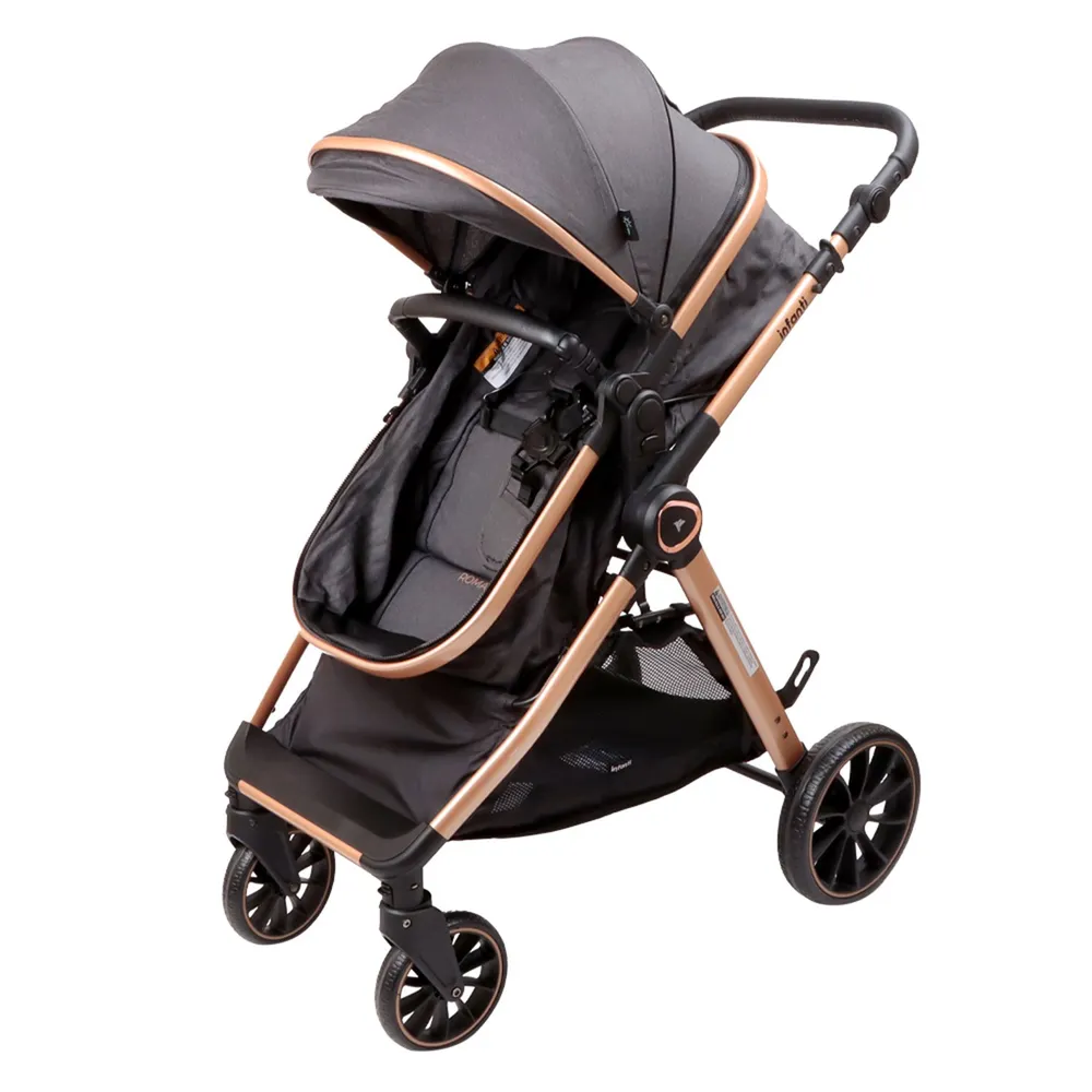 Infanti Romanzo X1-D Travel System + Base Negro Bronce, foto 2