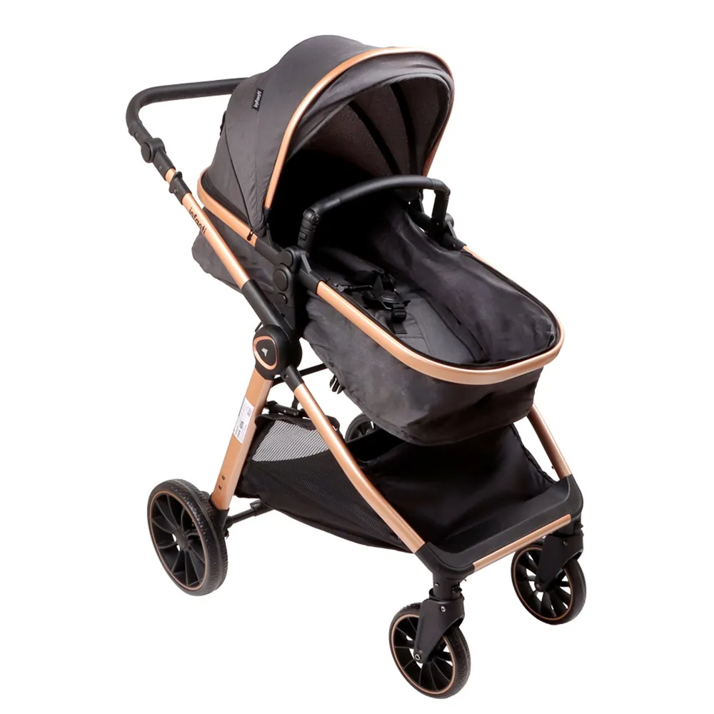 Infanti Romanzo X1-D Travel System + Base Negro Bronce, foto 5
