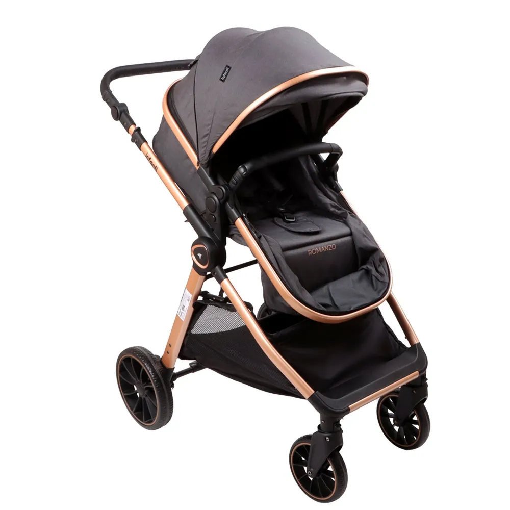 Infanti Romanzo X1-D Travel System + Base Negro Bronce, foto 6