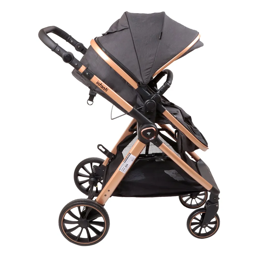 Infanti Romanzo X1-D Travel System + Base Negro Bronce, foto 7