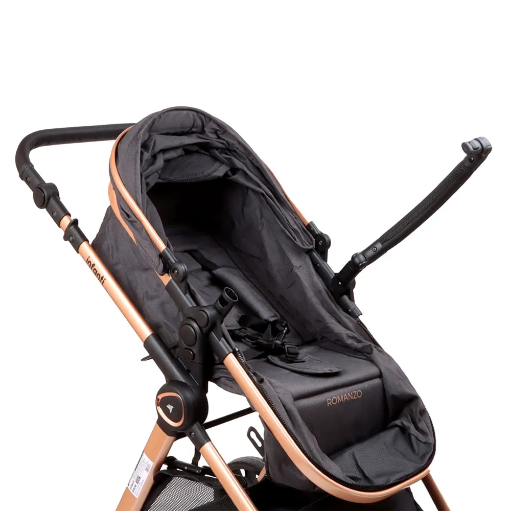 Infanti Romanzo X1-D Travel System + Base Negro Bronce, foto 8