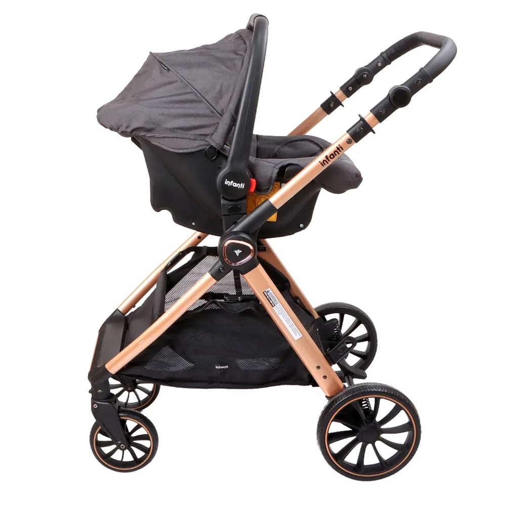 Infanti Romanzo X1-D Travel System + Base Negro Bronce, foto 10