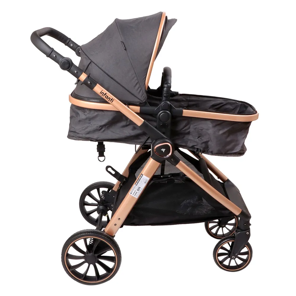 Infanti Romanzo X1-D Travel System + Base Negro Bronce, foto 12