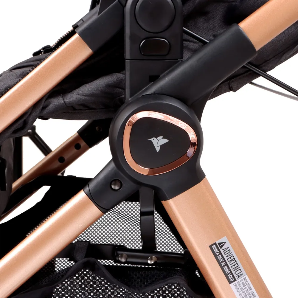 Infanti Romanzo X1-D Travel System + Base Negro Bronce, foto 13