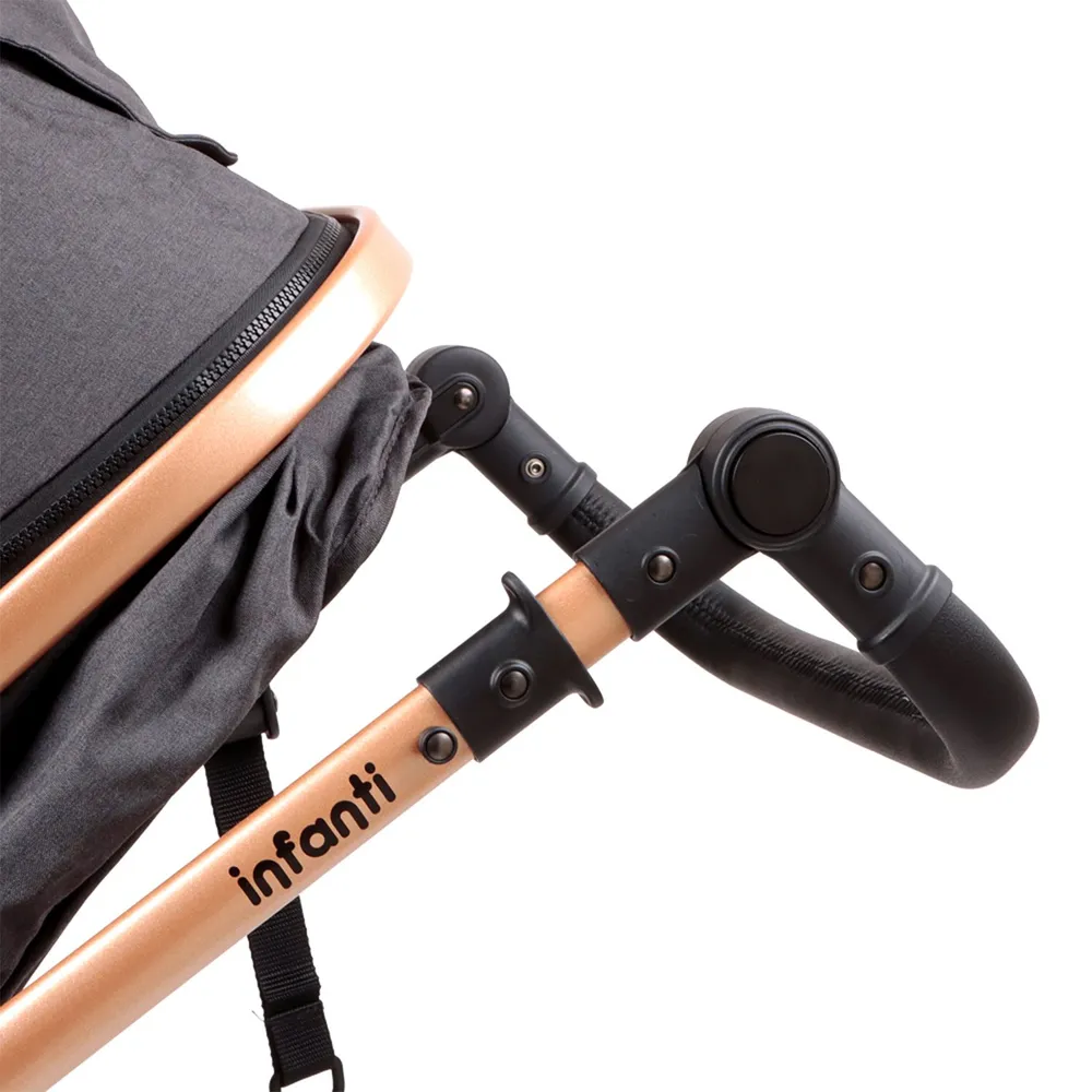 Infanti Romanzo X1-D Travel System + Base Negro Bronce, foto 15