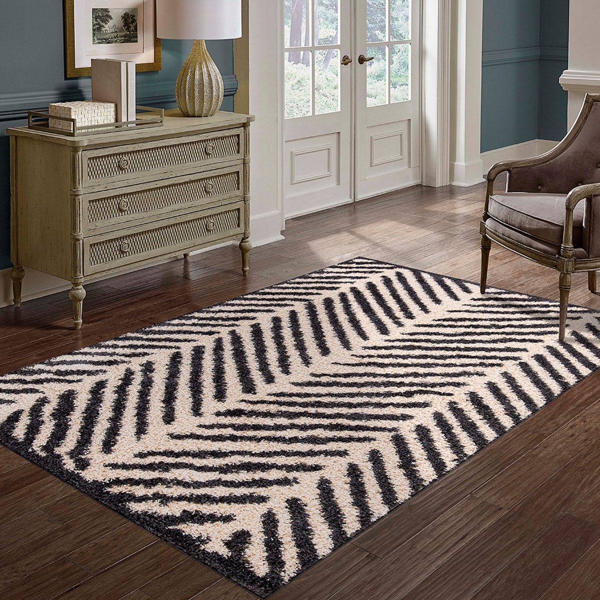 IDETEX - Alfombra Shaggy 150X200 Cm Idetex
