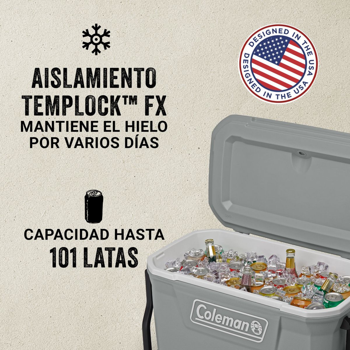 COLEMAN - Cooler 58,6 Litros Coleman