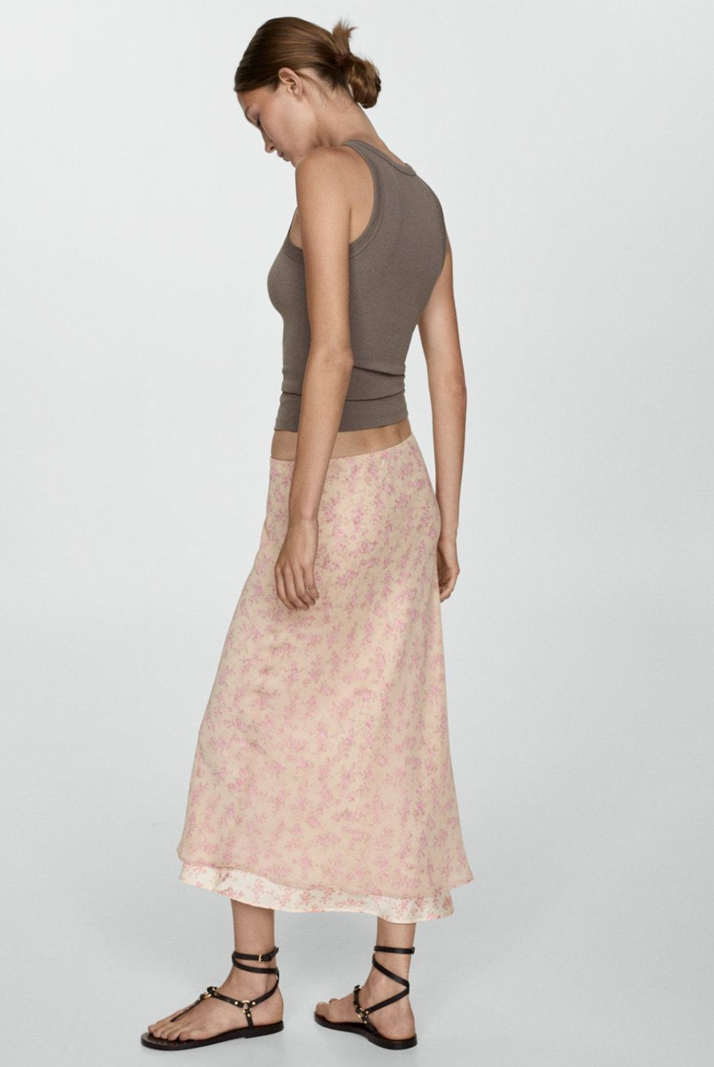 MANGO - Top Canalé Algodón Mujer Mango