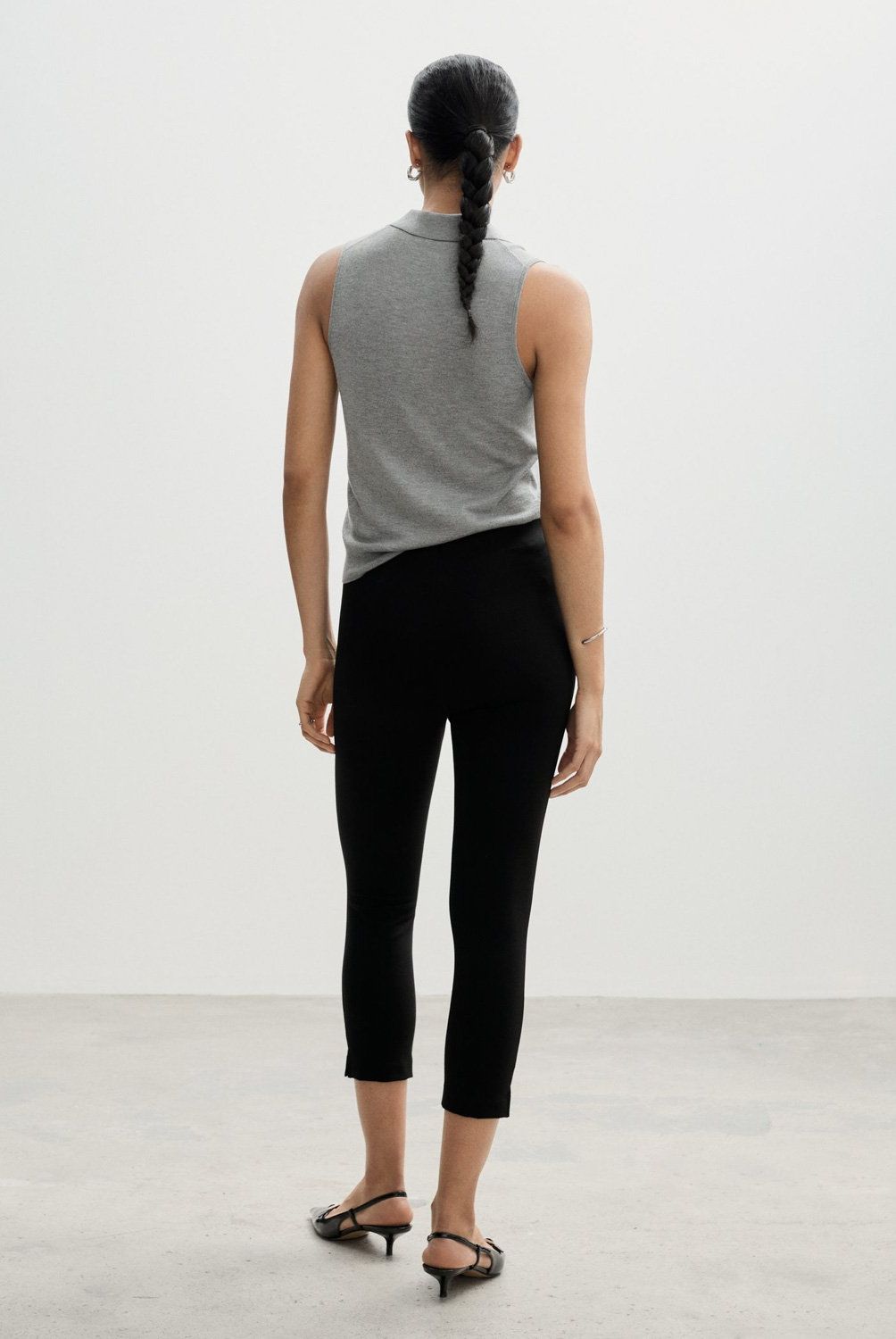 MANGO - Leggings Capri Mujer Mango