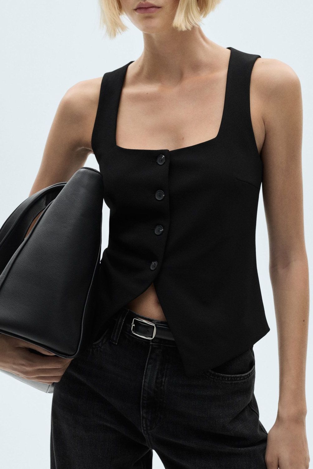 MANGO - Chaqueta Traje Botones Mujer Mango