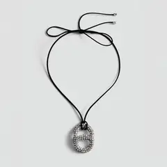 MANGO - Collar Cordón Cristales Mujer