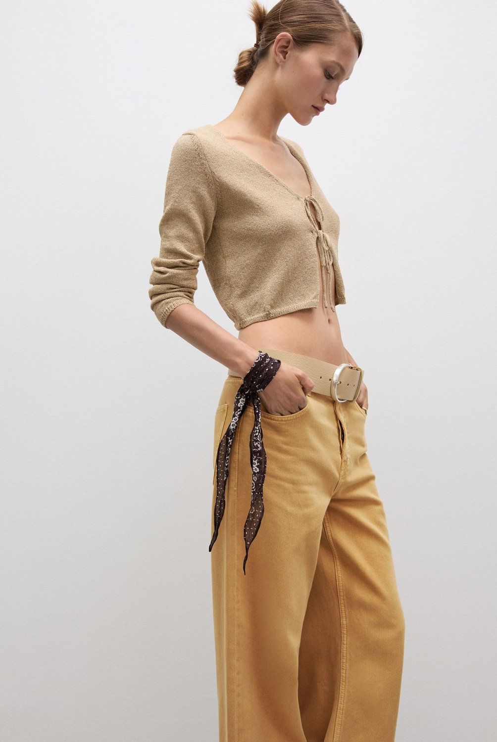 MANGO - Jeans Wide Leg Ari  Mujer Mango