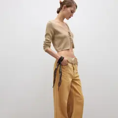 MANGO - Jeans Wide Leg Ari Mujer