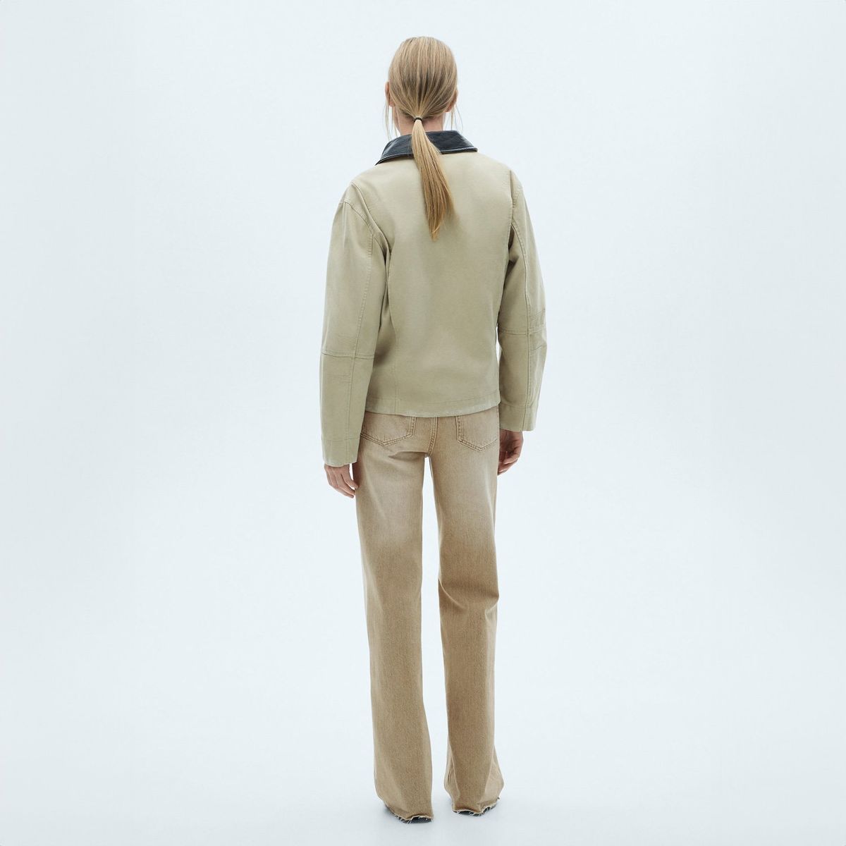 MANGO - Jeans Wide Leg Tiro Alto Mujer Mango