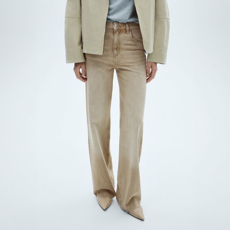 Outfit The Marine Straight Zara Blanco Mezclilla Modelos Con