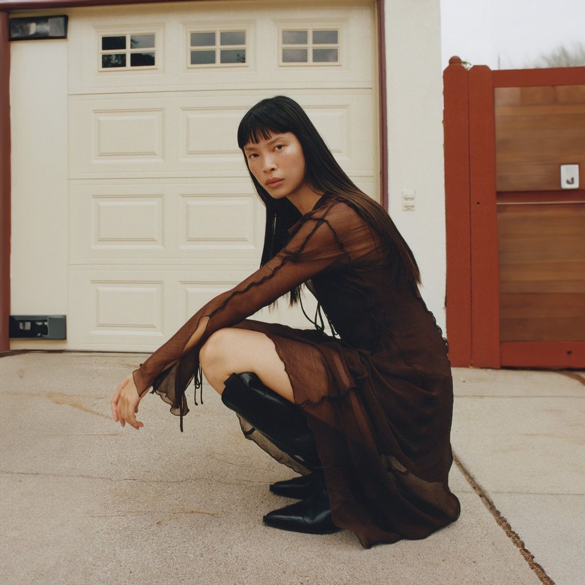 MANGO - Bota Vaquera Mujer Mango