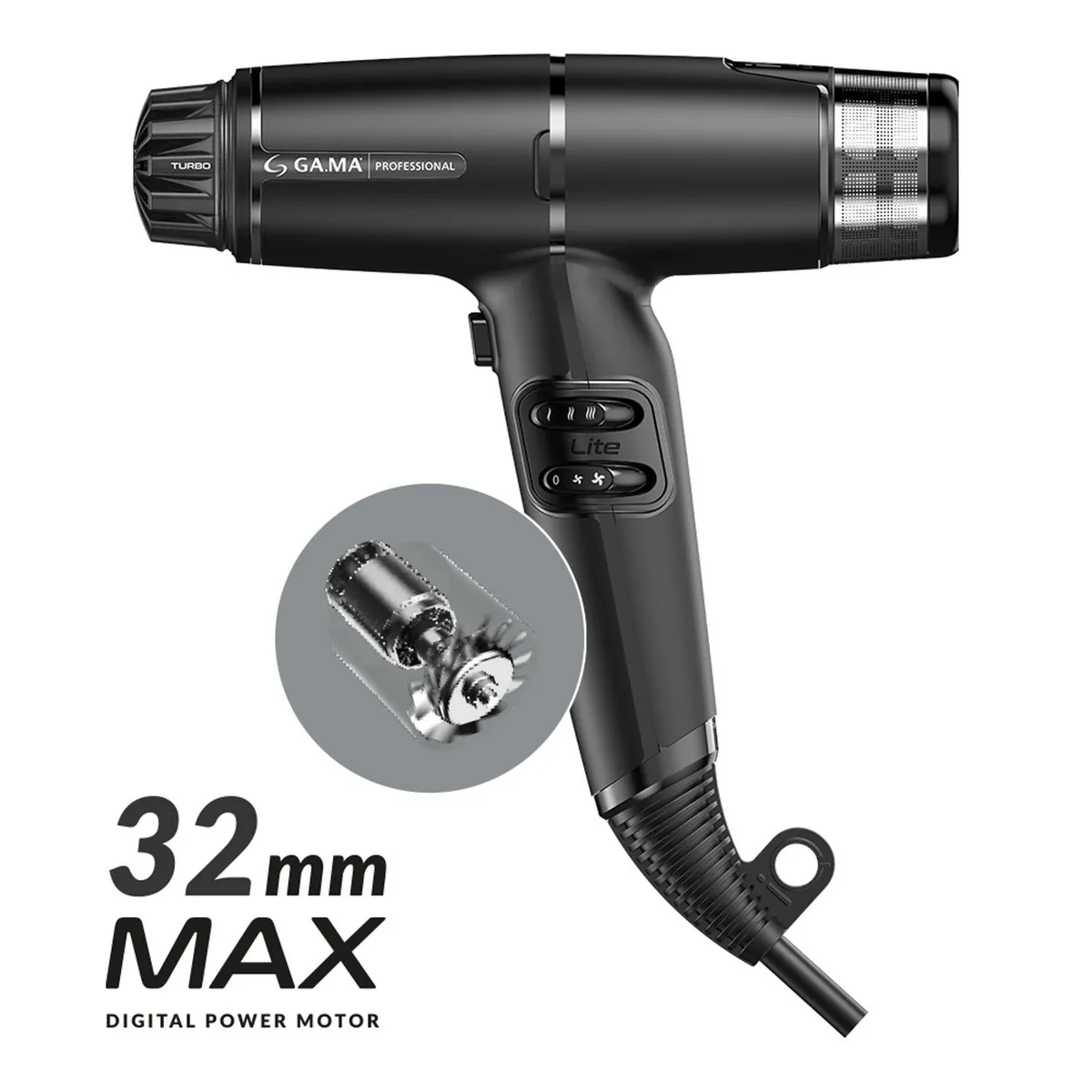 GAMA - Secador GAMA IQ Lite Max Black