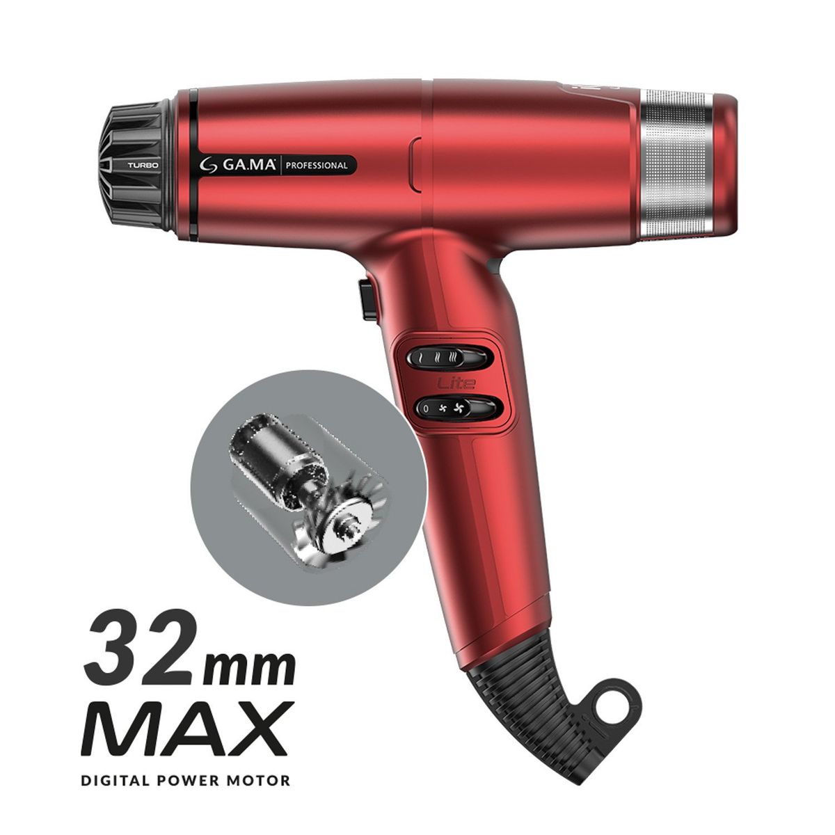 GAMA - Secador GAMA IQ Lite Max Red