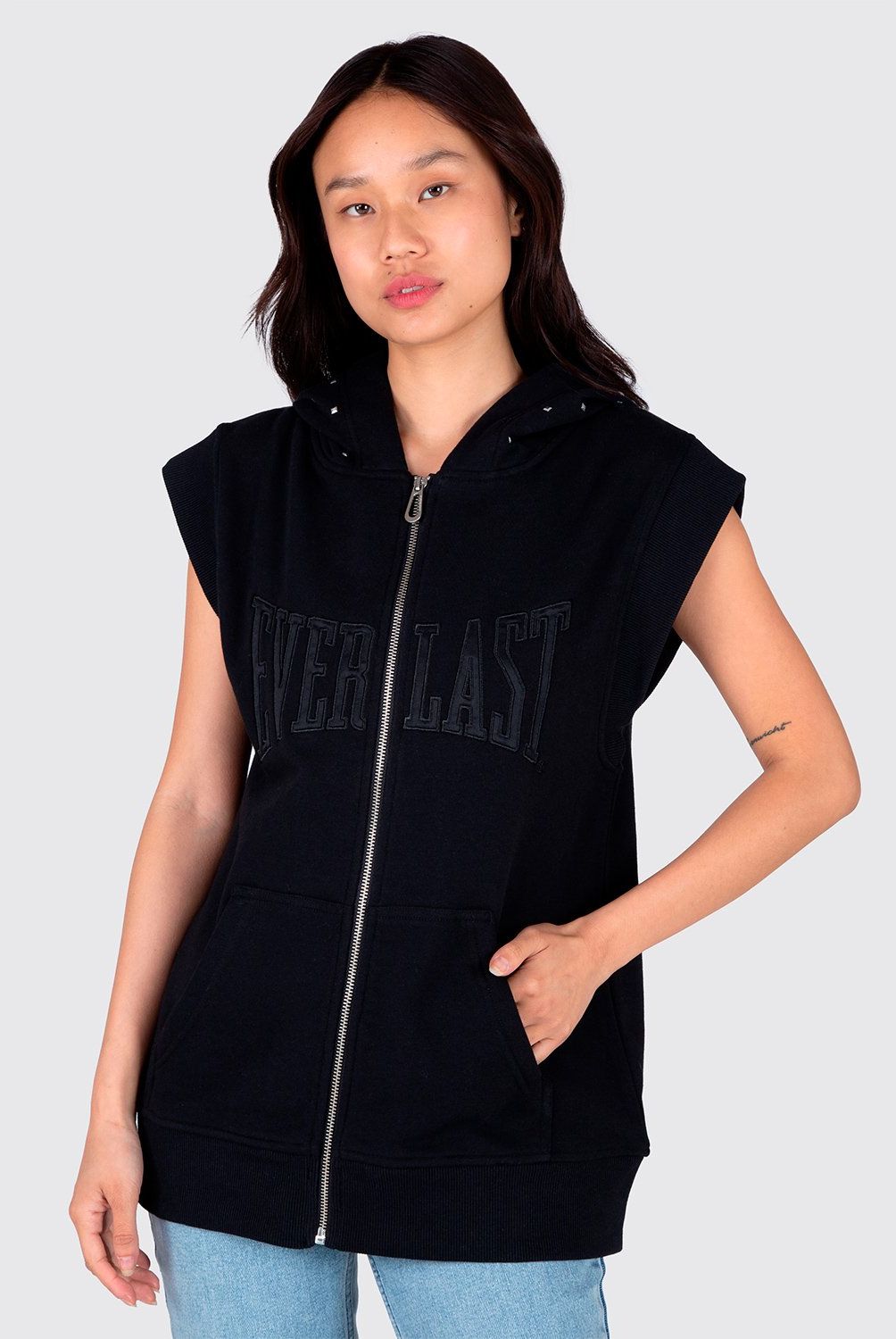 EVERLAST - Polerón Sin Mangas Casual Mujer Everlast
