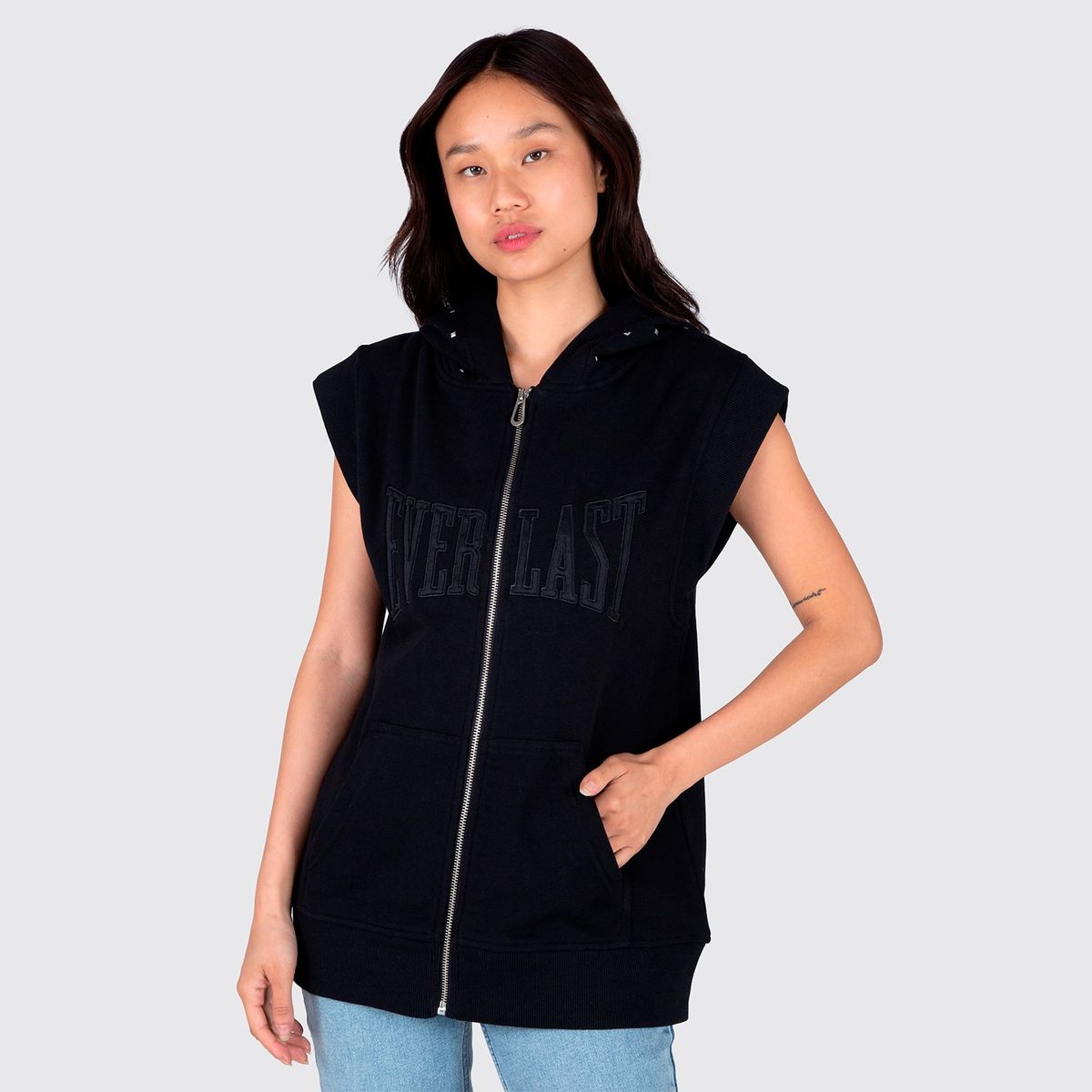 EVERLAST - Polerón Sin Mangas Casual Mujer Everlast