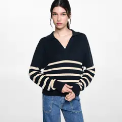 MANGO TEEN - Sweater Punto Rayas Mujer