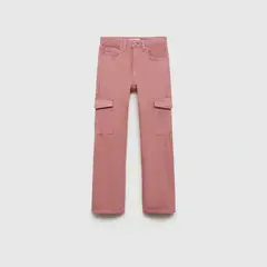 MANGO KIDS - Jeans Cargo Niña