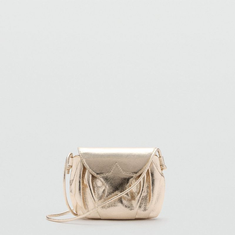 MANGO KIDS - Bolso Metalizado Estrella Niña Mango Kids