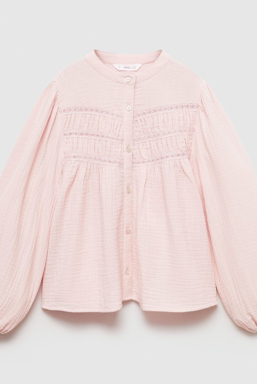 MANGO KIDS - Blusa Algodón Bámbula Niña Mango Kids