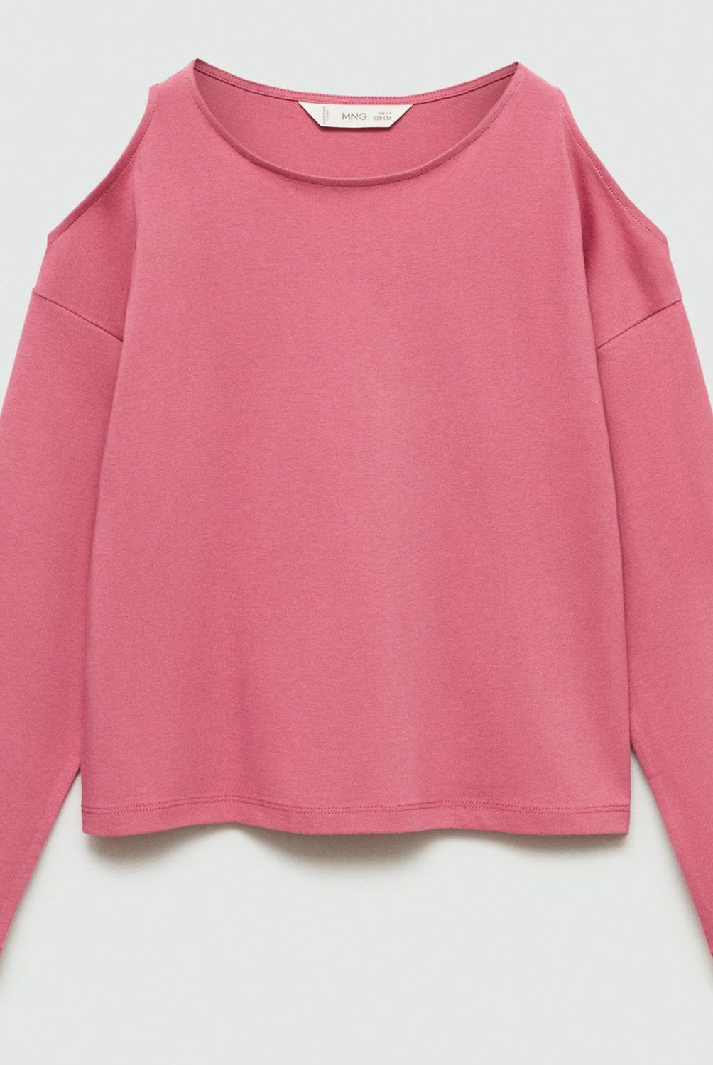 MANGO KIDS - Polera Manga Larga Aberturas Niña Mango Kids