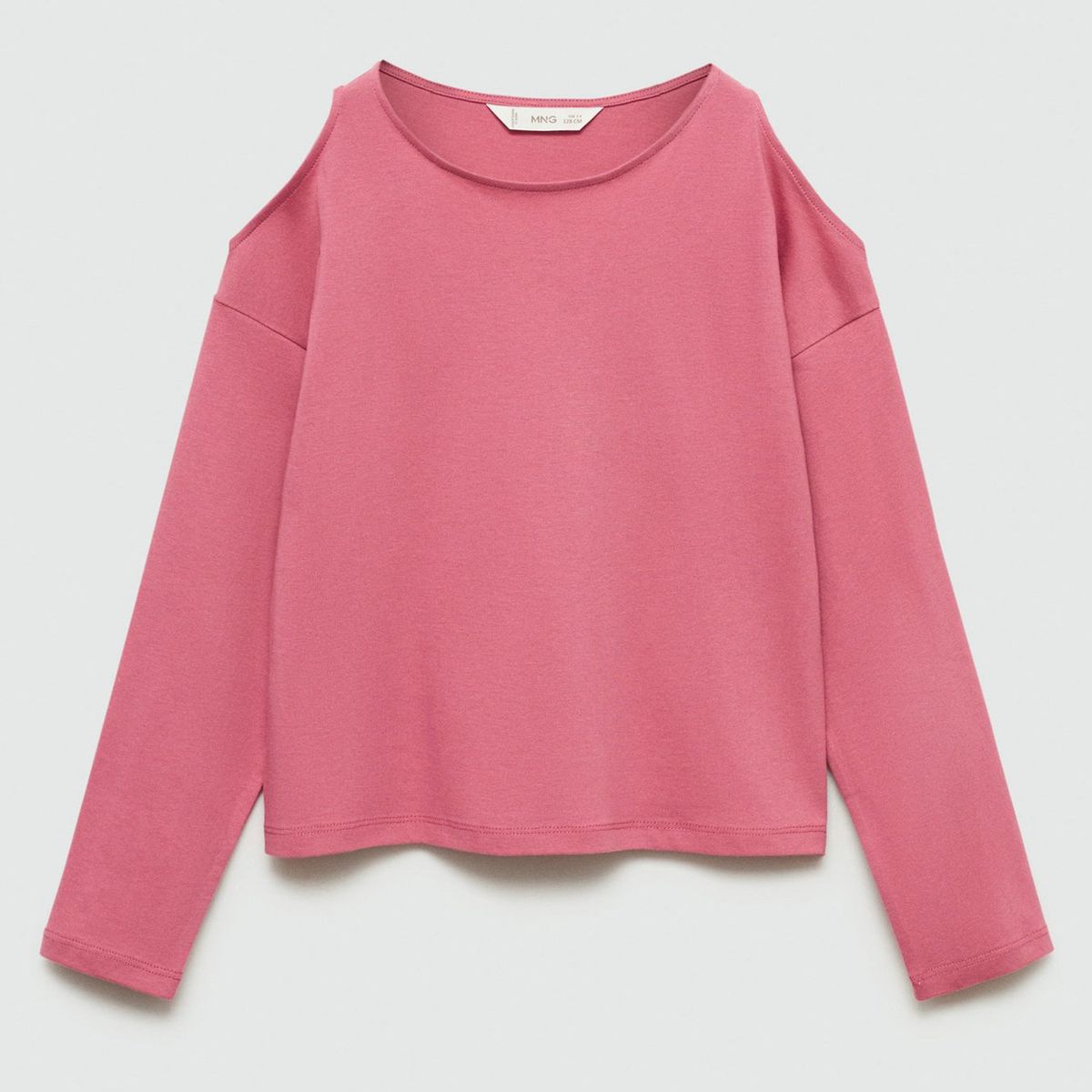 MANGO KIDS - Polera Manga Larga Aberturas Niña Mango Kids