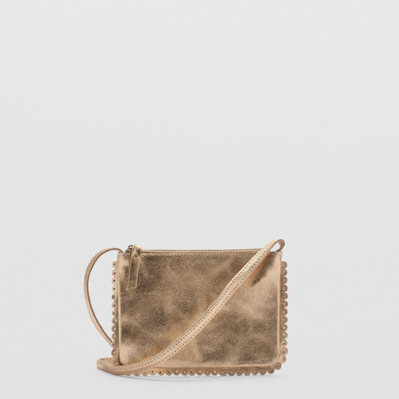 MANGO KIDS - Bolso Pequeño Metalizado Niña Mango Kids