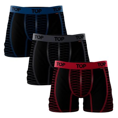 Imagen 1 del producto Pack De 3 Boxers Medio Microfibra Hombre
