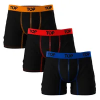 Pack De 3 Boxers Medio Microfibra Hombre
