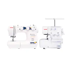 JANOME - Pack Maquina de Coser Easy J+ Overlock 105W 8002D