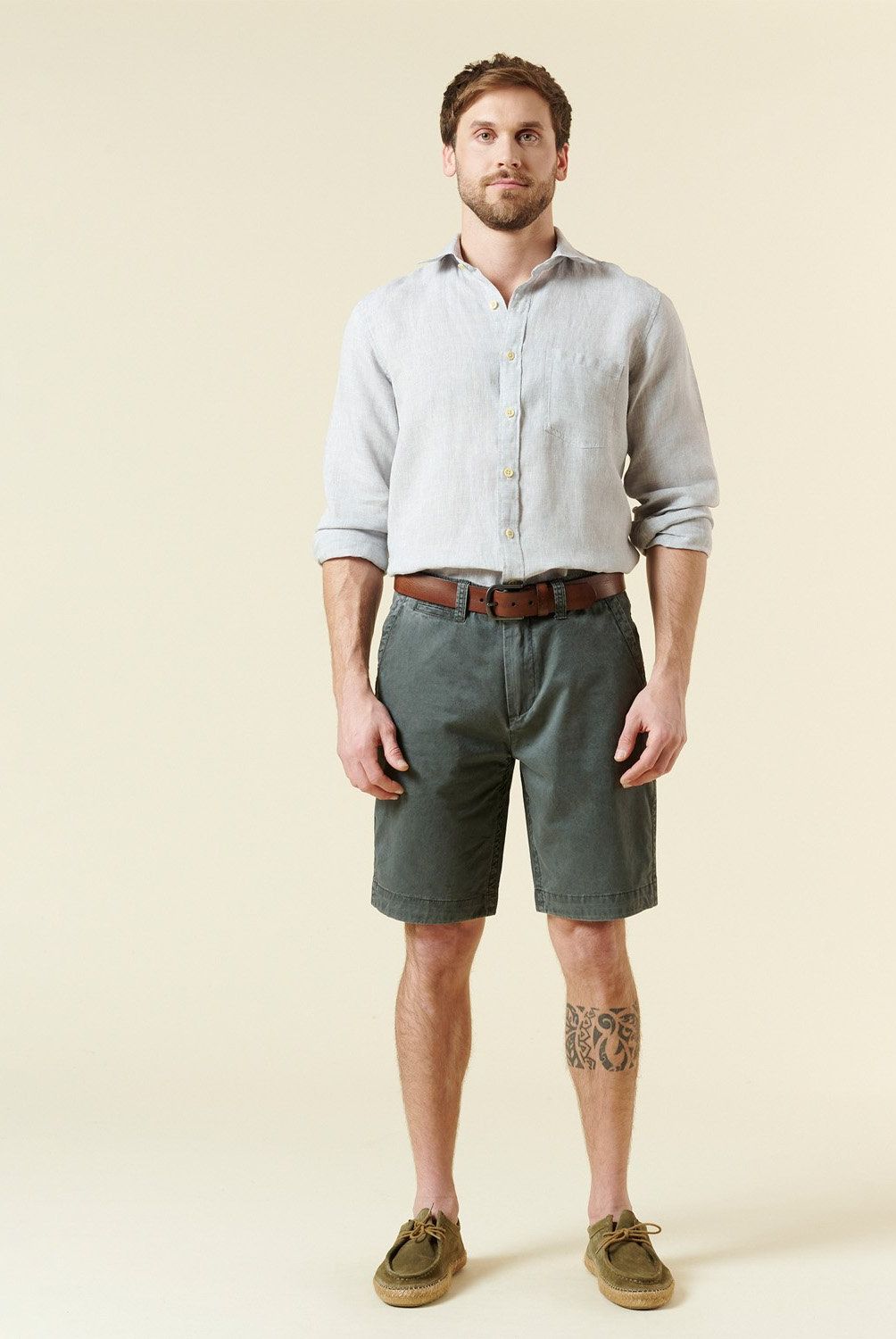 SAVILLE ROW - Bermuda Casual Slim Hombre Saville Row