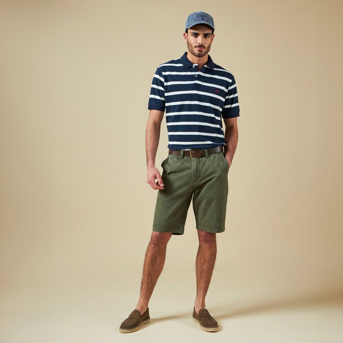 SAVILLE ROW - Bermuda Casual Slim Hombre Saville Row
